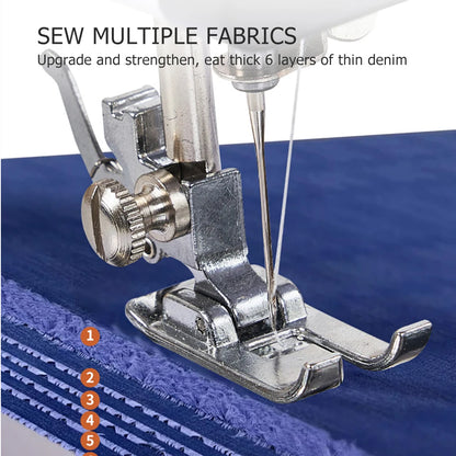 Portable Beginner Sewing Machine with 12 Stitches by HitMyNeed
