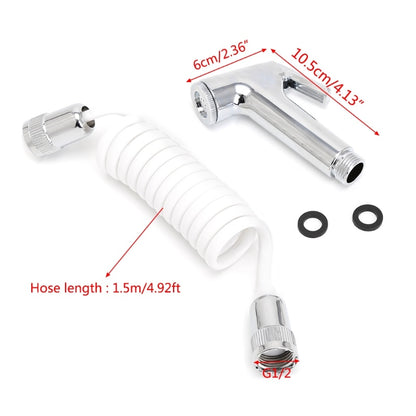 Portable Bidet Toilet Sprayer with 1.5m Hose by HitMyNeed