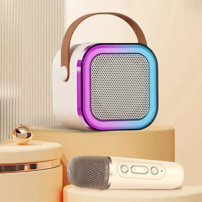 Portable Bluetooth Karaoke PA Speaker with 2 Mics by HitMyNeed