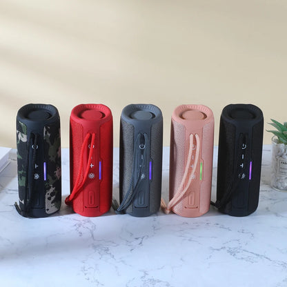 Portable Bluetooth Speaker Dual Bass LED Waterproof by HitMyNeed