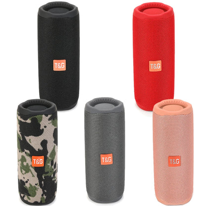 Portable Bluetooth Speaker Dual Bass LED Waterproof by HitMyNeed