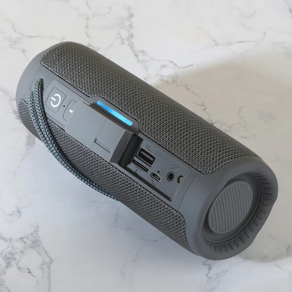 Portable Bluetooth Speaker Dual Bass LED Waterproof by HitMyNeed