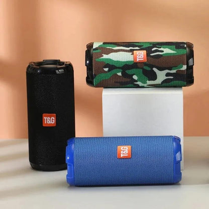 Portable Bluetooth Speaker with Dual Drivers & FM Radio by HitMyNeed