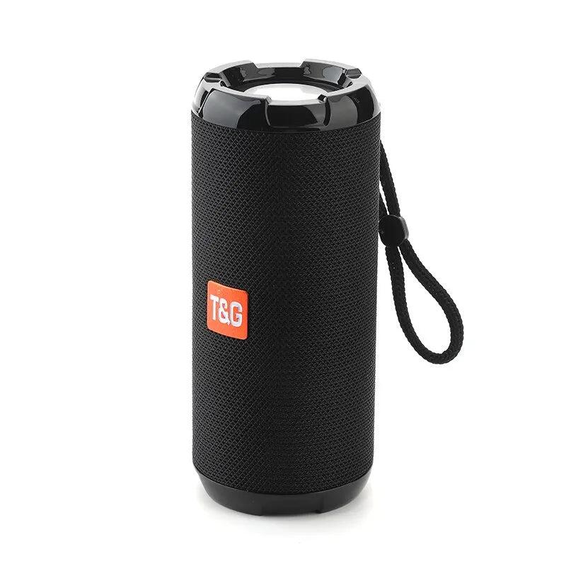 Portable Bluetooth Speaker with Dual Drivers & FM Radio black by HitMyNeed