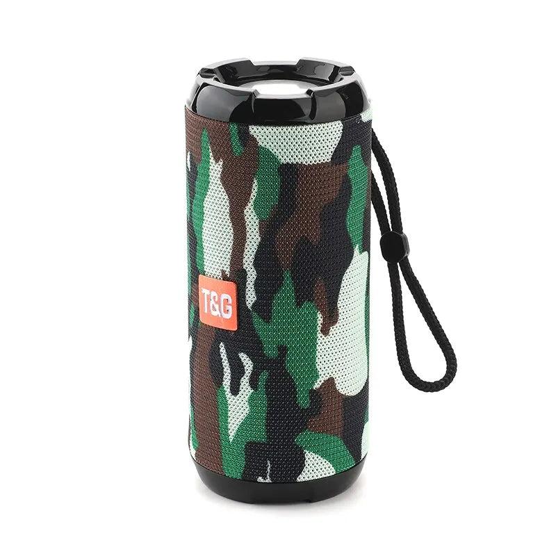 Portable Bluetooth Speaker with Dual Drivers & FM Radio camouflage by HitMyNeed