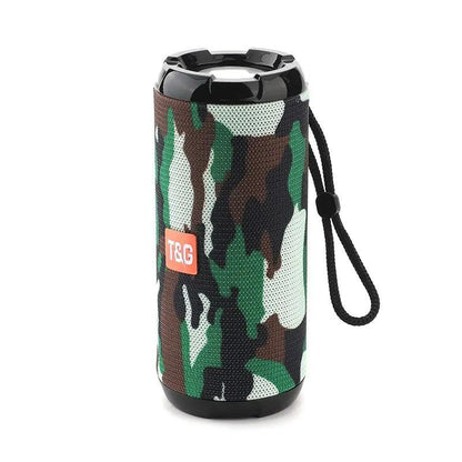 Portable Bluetooth Speaker with Dual Drivers & FM Radio camouflage by HitMyNeed