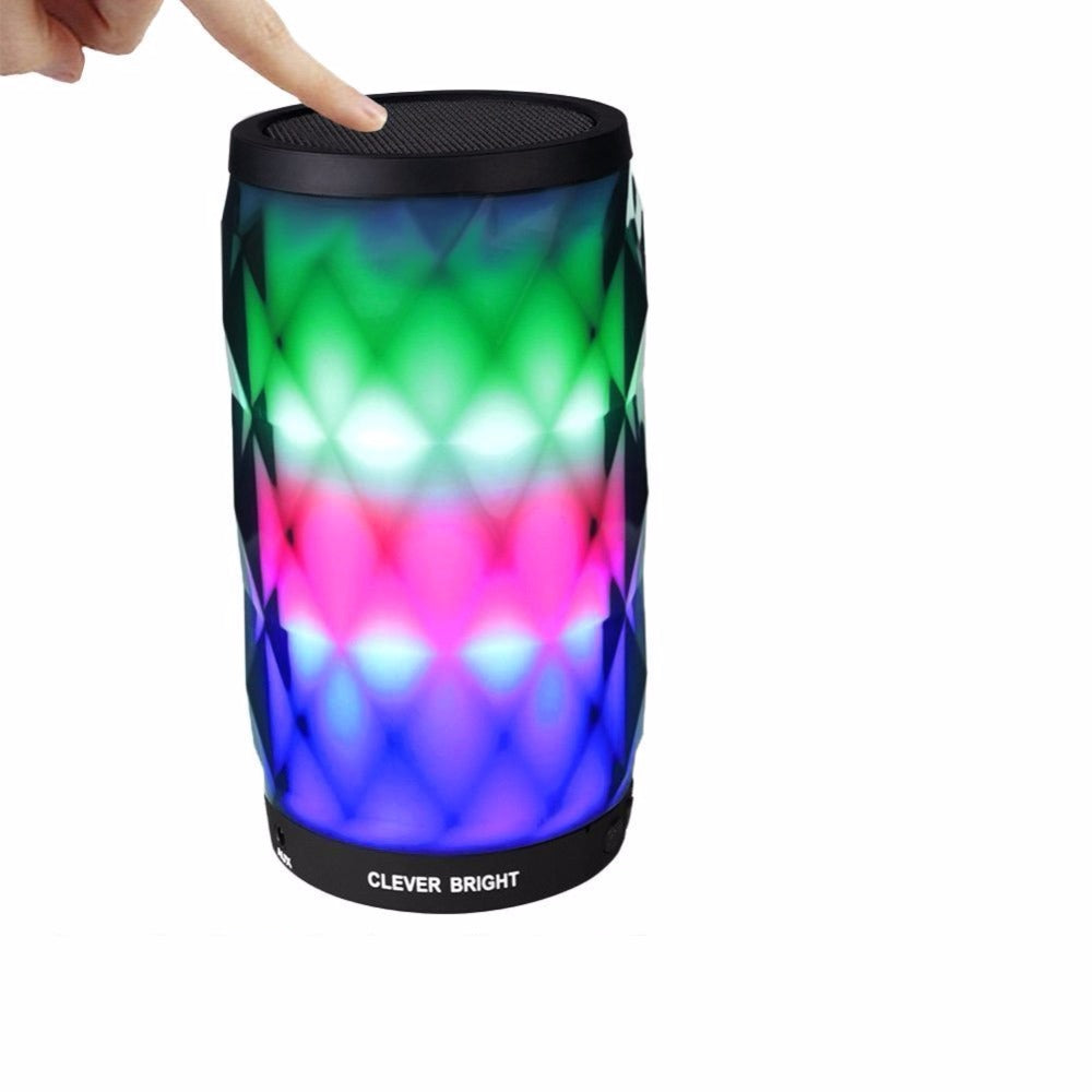 Portable Bluetooth Speaker with LED Night Light by HitMyNeed