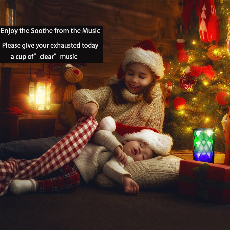 Portable Bluetooth Speaker with LED Night Light by HitMyNeed