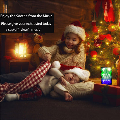 Portable Bluetooth Speaker with LED Night Light by HitMyNeed