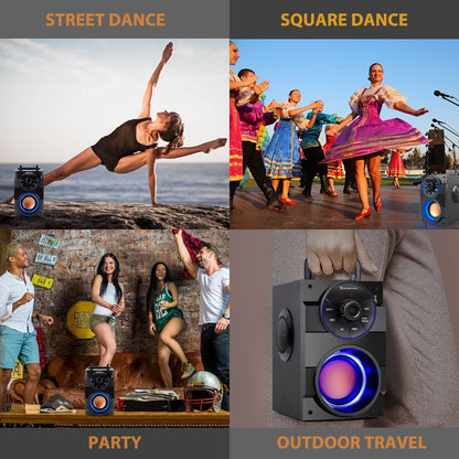 Portable Bluetooth Speaker with Subwoofer Bass by HitMyNeed