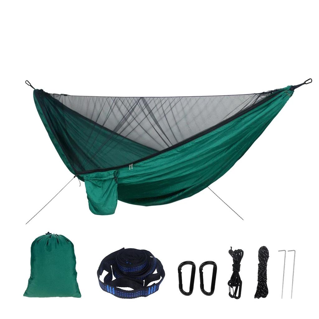Portable Camping Hammock with Mosquito Net by HitMyNeed