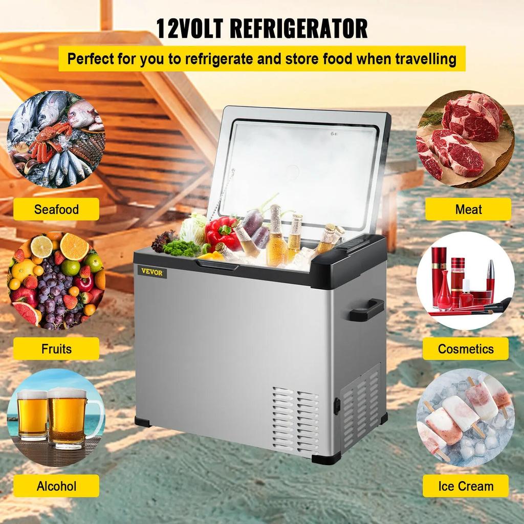 Portable Car Fridge Freezer 30L 40L 50L 12/24V & AC by HitMyNeed