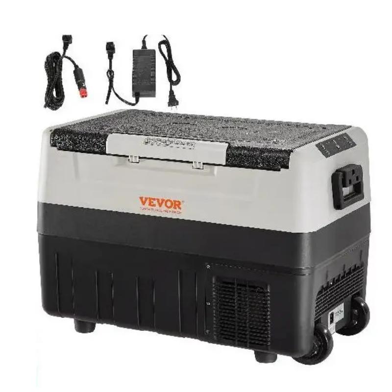 Portable Car Fridge Freezer with Wheels 35L-55L 45l by HitMyNeed