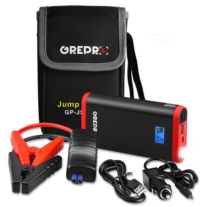 Portable Car Jump Starter 9000mAh with LED Flashlight by HitMyNeed