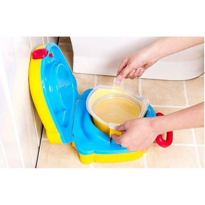 Portable Children's Potty Seat with Removable Bucket by HitMyNeed