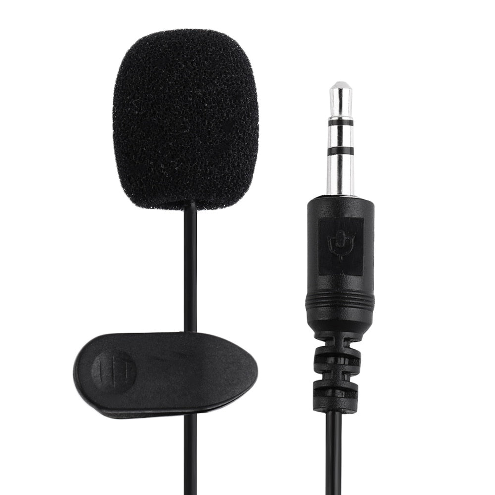 Portable Clip-On Lapel Microphone 3.5mm by HitMyNeed