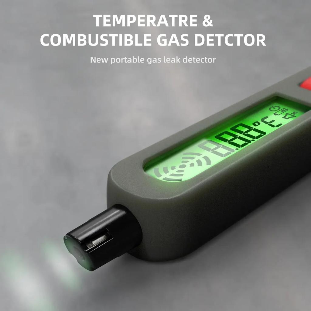 Portable Combustible Gas Detector with Temp & Humidity by HitMyNeed