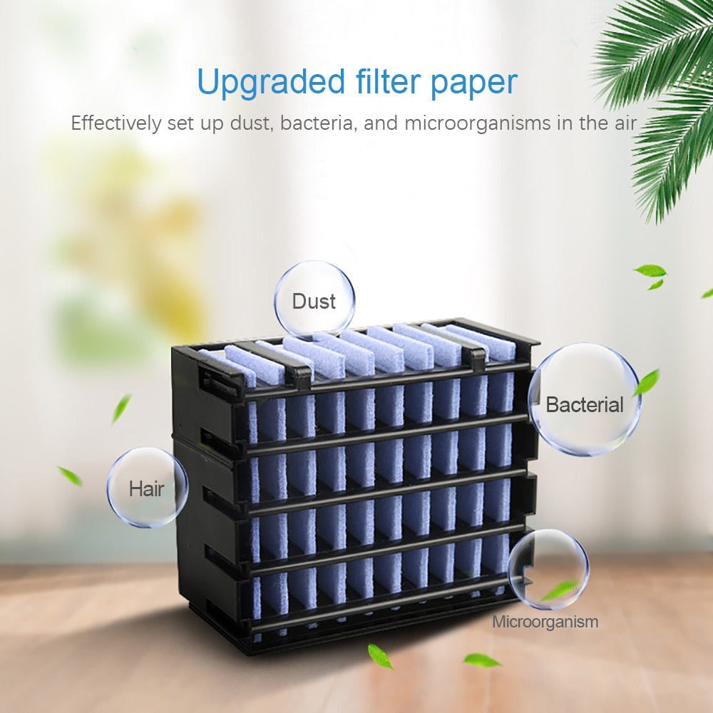 Portable Compact Air Cooler with LED Lights by HitMyNeed