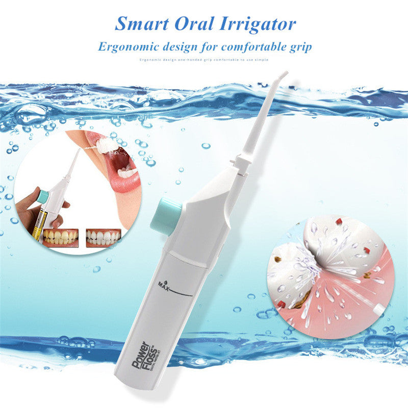 Portable Denture & Oral Cleaner with Floss Function by HitMyNeed