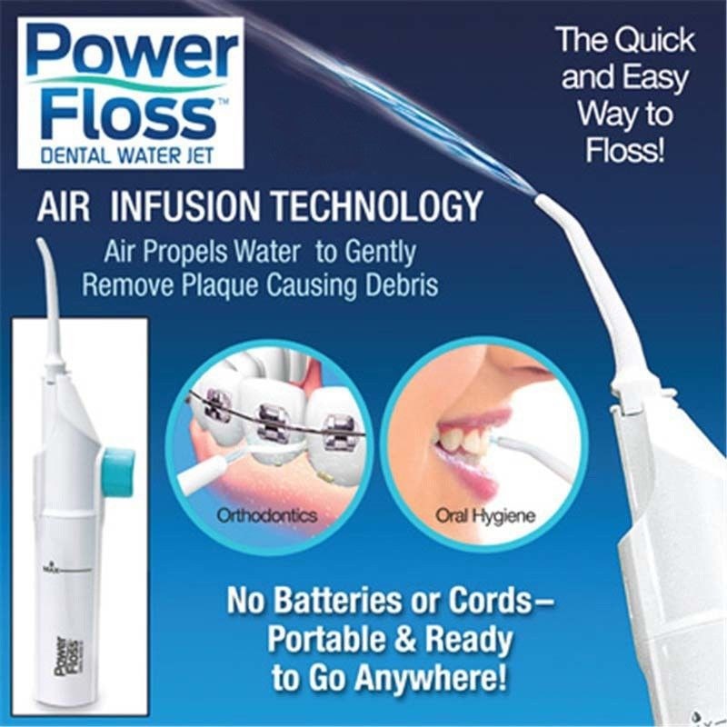 Portable Denture & Oral Cleaner with Floss Function by HitMyNeed