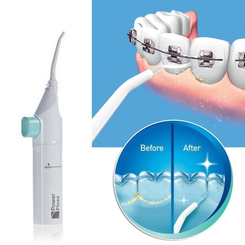 Portable Denture & Oral Cleaner with Floss Function by HitMyNeed
