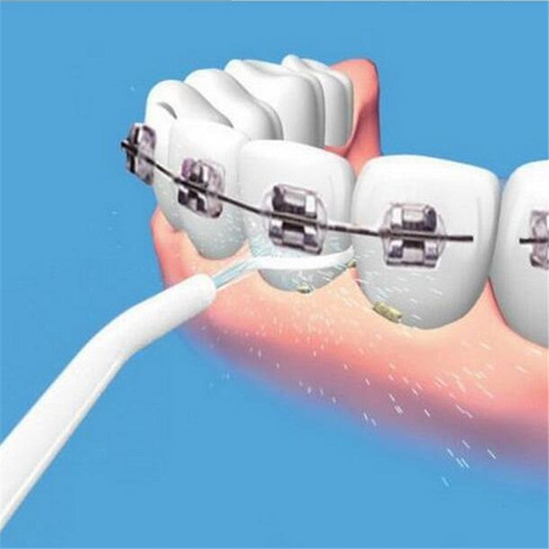 Portable Denture & Oral Cleaner with Floss Function by HitMyNeed