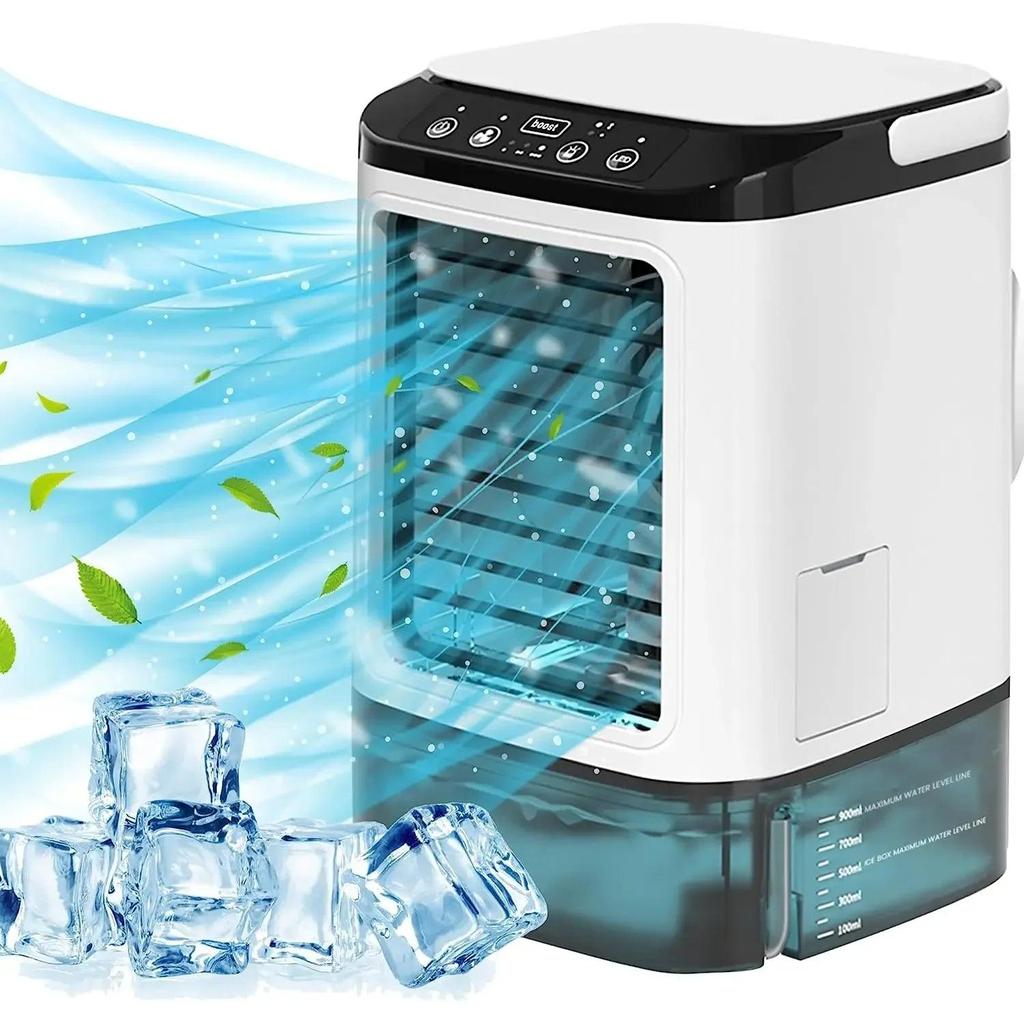 Portable Desktop Air Cooler Fan with Dual Mist by HitMyNeed
