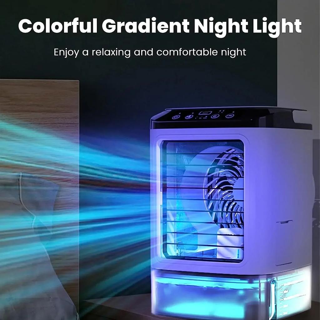 Portable Desktop Air Cooler Fan with Dual Mist by HitMyNeed