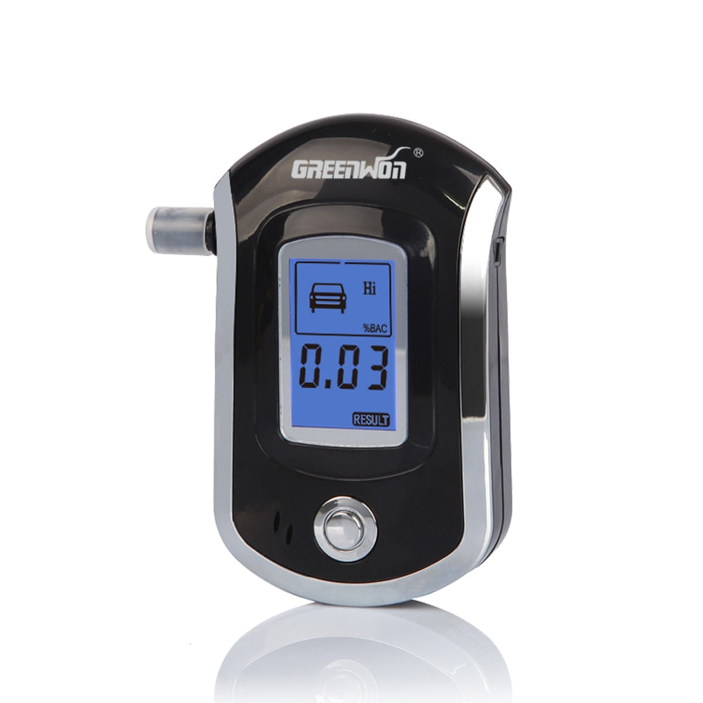 Portable Digital Breath Alcohol Tester with LCD by HitMyNeed