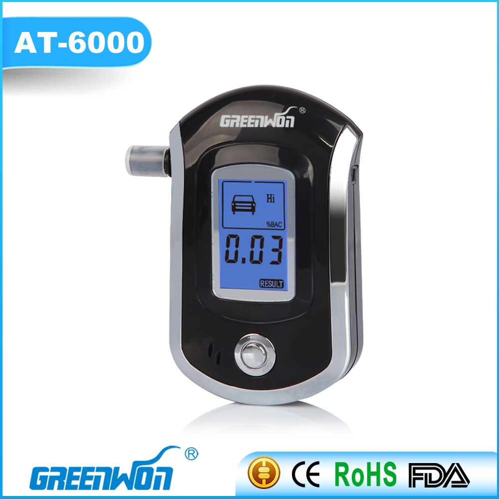 Portable Digital Breath Alcohol Tester with LCD by HitMyNeed