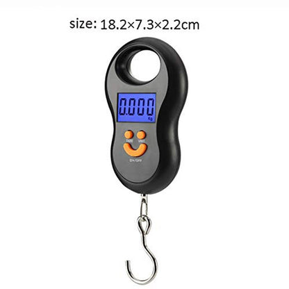 Portable Digital Hanging Scale 50kg with LCD Display by HitMyNeed