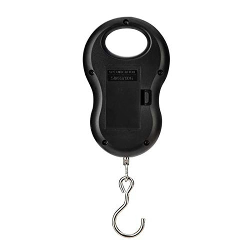 Portable Digital Hanging Scale 50kg with LCD Display by HitMyNeed