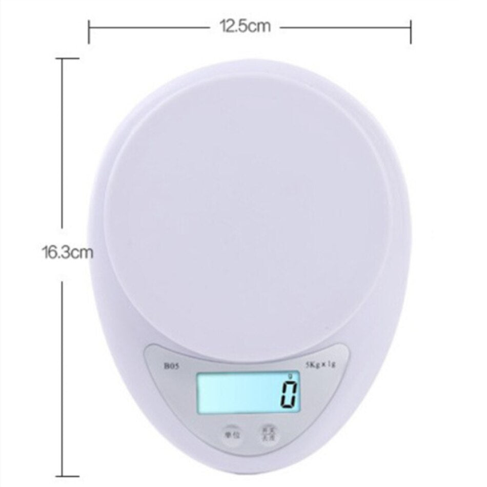 Portable Digital Kitchen Food Scale 5kg by HitMyNeed
