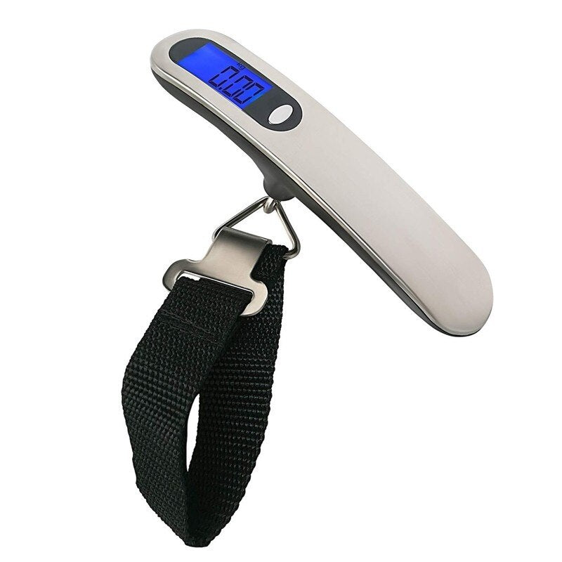 Portable Digital Luggage Scale 50kg Travel Weight Checker by HitMyNeed