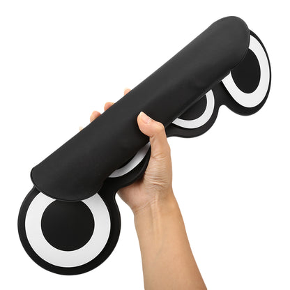 Portable Digital Silicone Drum Pad Kit by HitMyNeed