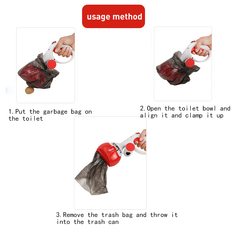 Portable Dog Pooper Scooper with Waste Bag Holder by HitMyNeed