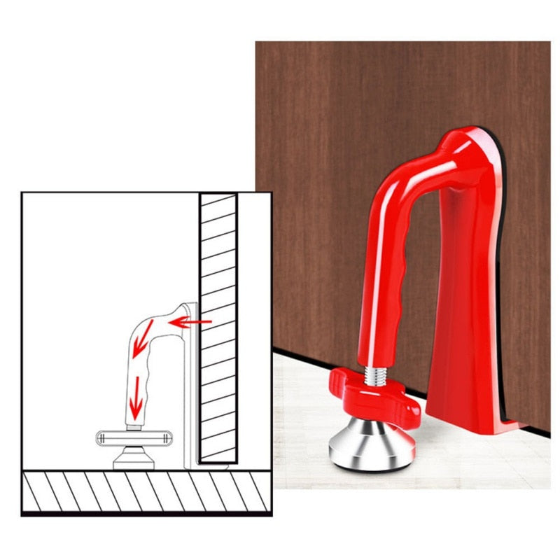 Portable Door Jammer with Storage Bag by HitMyNeed