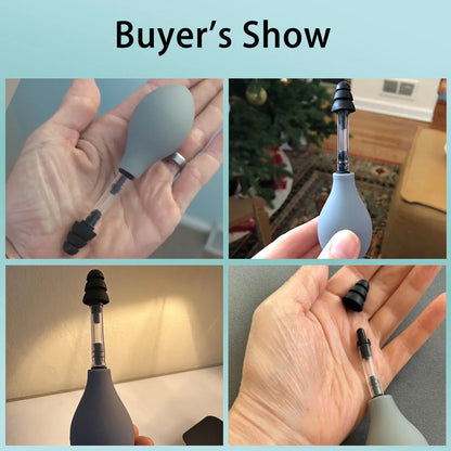 Portable Ear Pressure Relief Tool with 3 Earplugs by HitMyNeed