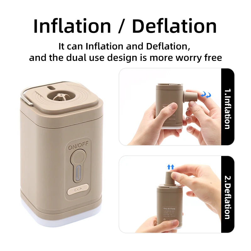 Portable Electric Air Pump Wireless Inflator & Deflator by HitMyNeed