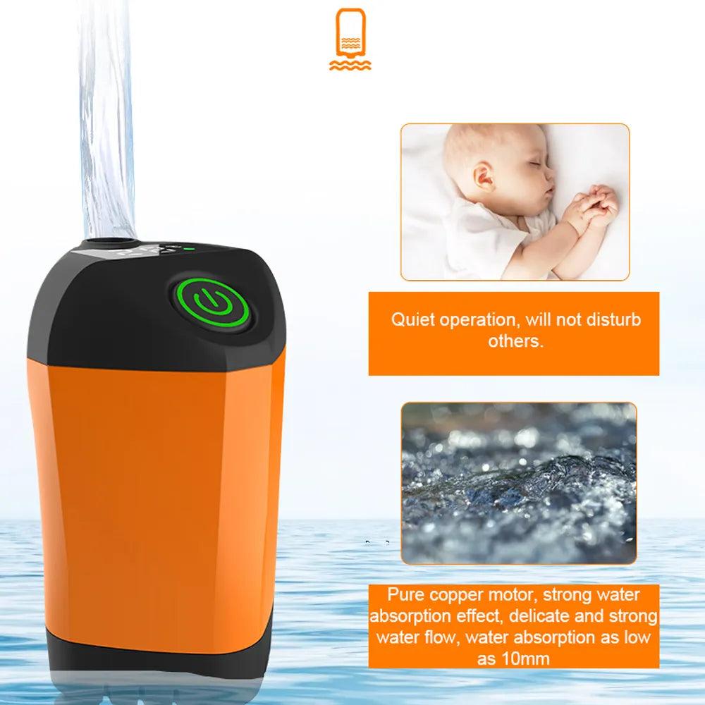 Portable Electric Camping Shower with Digital Display by HitMyNeed