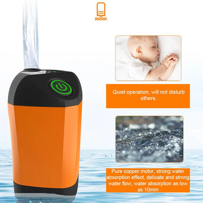 Portable Electric Camping Shower with Digital Display by HitMyNeed