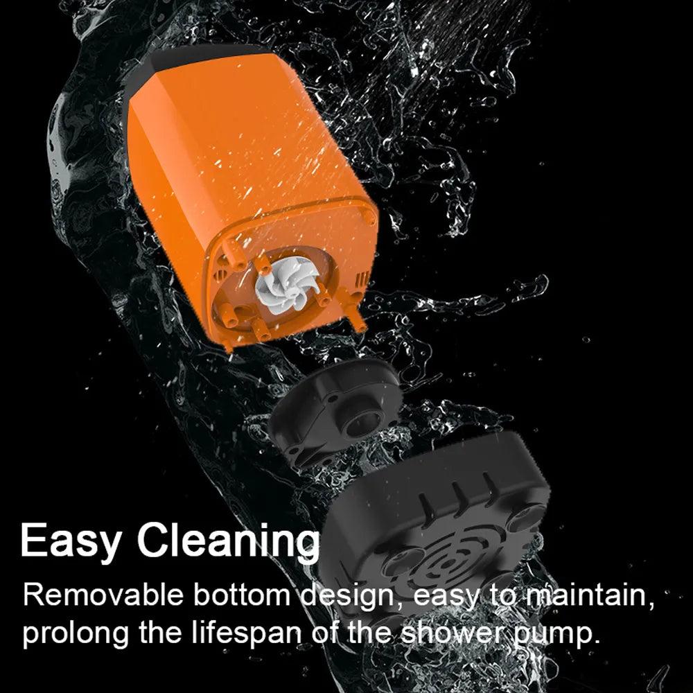 Portable Electric Camping Shower with Digital Display by HitMyNeed
