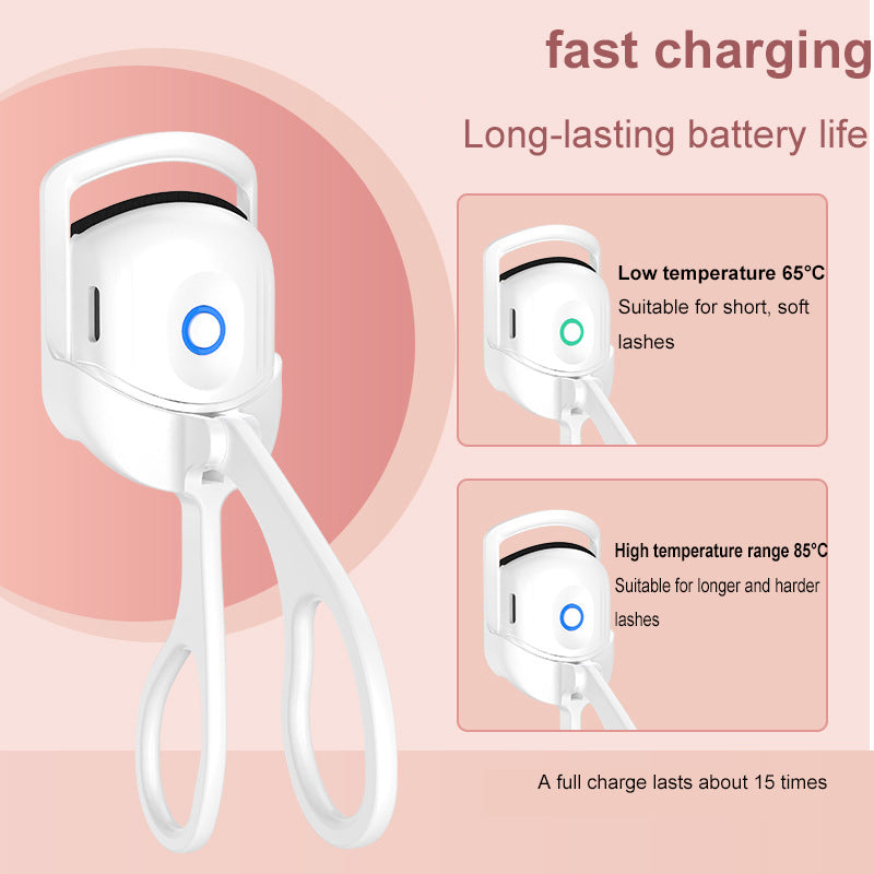 Portable Electric Heated Eyelash Curler Comb by HitMyNeed