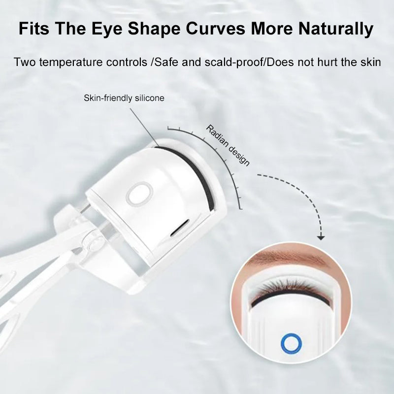 Portable Electric Heated Eyelash Curler Comb by HitMyNeed