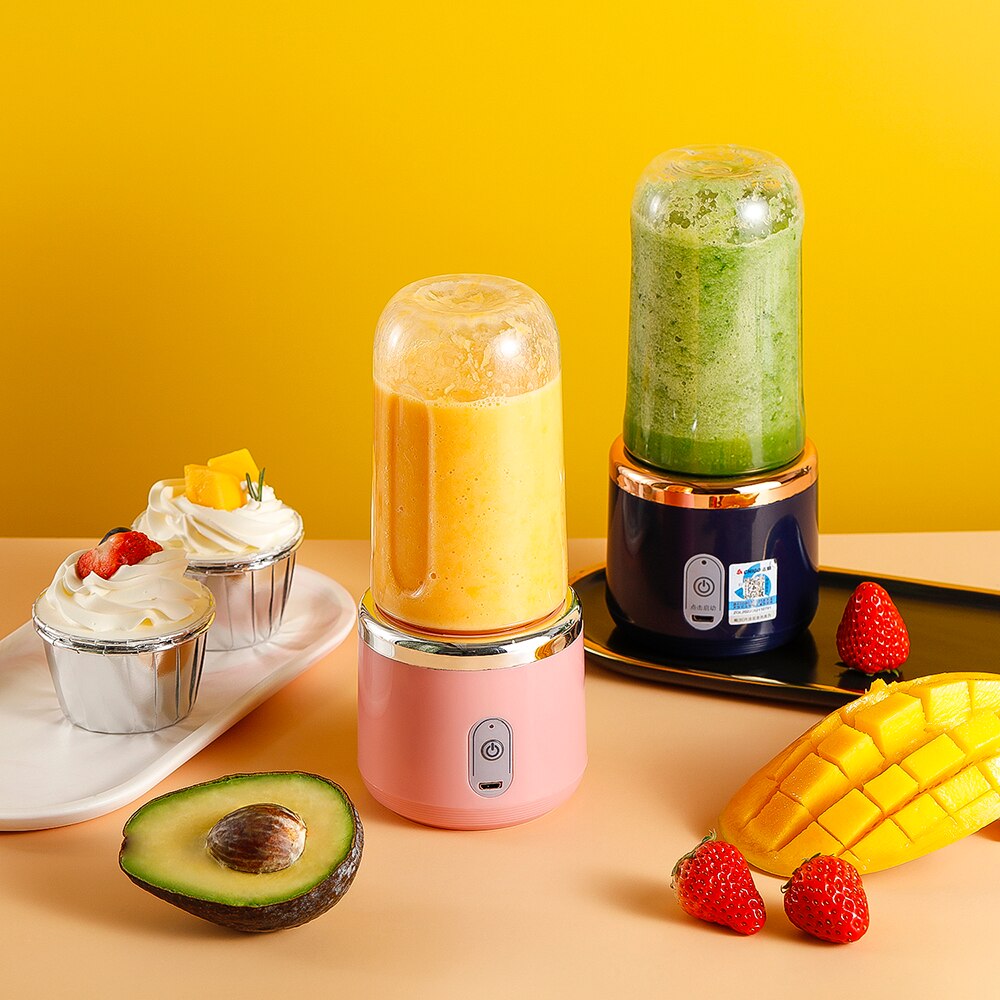 Portable Electric Juicer Blender 400ml USB Rechargeable by HitMyNeed