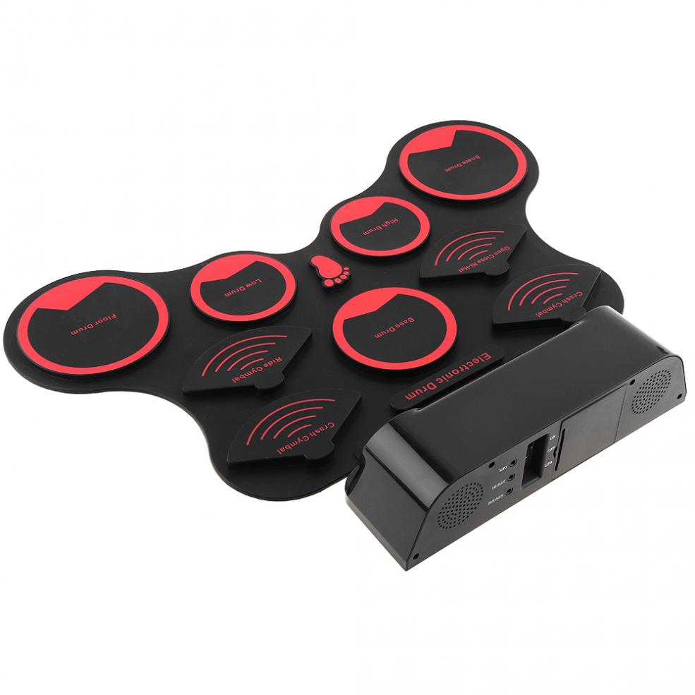 Portable Electronic Drum Pad Kit with 9 Pads by HitMyNeed