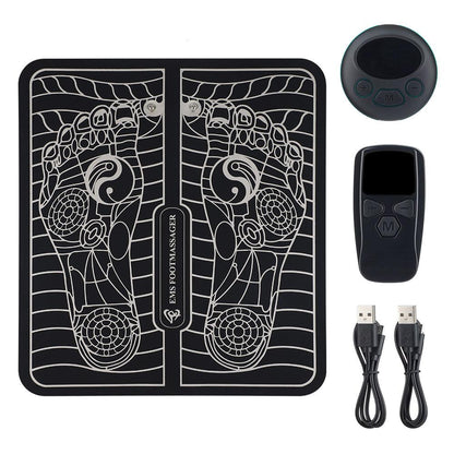 Portable EMS Foot Massager Pad with Remote by HitMyNeed