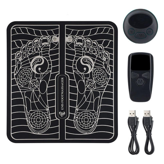 Portable EMS Foot Massager Pad with Remote by HitMyNeed
