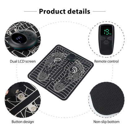 Portable EMS Foot Massager Pad with Remote by HitMyNeed