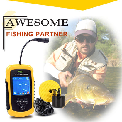 Portable Fish Finder with Sonar Sensor & Display by HitMyNeed